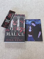 God Of Malice Rina Kent Signed Legacy Of Gods Series Out Of Print Indie Edition