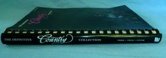 THE DEFINITIVE COUNTRY COLLECTION 1992, 101 SONGS, 368 PAGES, PIANO/VOCAL/GUITAR