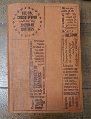 THE U.S. CONSTITUTION AND OTHER KEY AMERICAN WRITING Faux Leather BRAND NEW Book