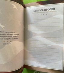 CSB MILITARY BIBLE (Burgundy LeatherTouch) Red Letter, NEW in Sleeve Case!