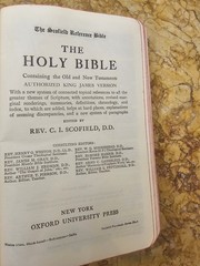 KJV Scofield Reference Bible Marrakesh Persian Morocco Leather VERY GOOD L@@K🌟