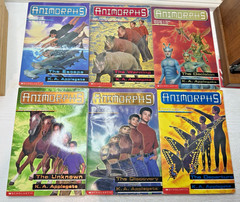 22 PC ANIMORPHS MEGAMORPHS ANDALITE CHRONICLES PAPERBACK BOOKS LOT APPLEGATE (K)