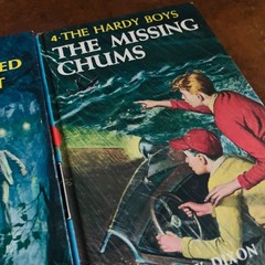 6 Vintage The Hardy Boys Mystery Books Franklin W Dixon Blue Matte 1 – 4 10, 11