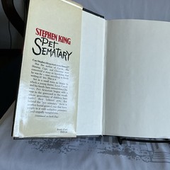 First Edition Book Club Edition 1983 “Pet Sematary” by Stephen King HC/DJ Clean