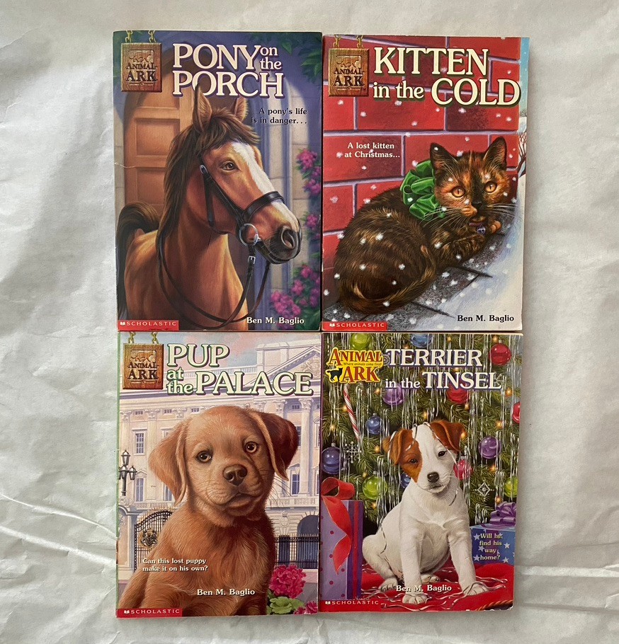Lot of 4 Animal Ark & Animal Ark Pets Ben M. Baglio Paperback Books Stories