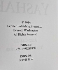 Eth Cepher – Yashar : Also Called the Book of Jasher by Stephen Pidgeon 1st/1st