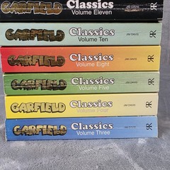 Garfield Classics Volume 3 4 5 8 10 11 13 14 17 19 Jim Davis Paperback Book Lot