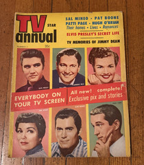 TV Star Annual Magazine 1956 EELVIS PRESLEY James Dean TV Cowboys Sal Mineo