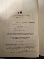 Robin Hobb Fool’s Errand Tawny Man Series #1 Hard Cover DJ Very Good BCE