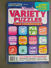 Lot of 2 Classic Variety Puzzles Plus Crosswords by Penny Press – Jumbo Specials