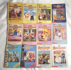 Vintage Babysitter Club Paperback Books Lot Of 13 Ann Martin Apple Fiction