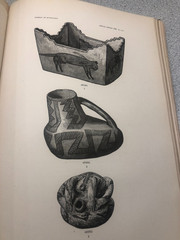 Smithsonian 3rd Annual Ethnology 1881 1882 Masks Maya Navajo Omaha Pottery Illus