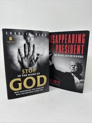 Charlie Kirk „Stop, In the Name of God” Winning Team Hardcover Book Trump Bonus