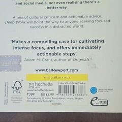 Hachette India Deep Work Cal Newport Paperback Business Professional Development