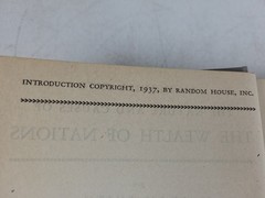 Wealth of Nations by Adam Smith (Modern Library, 1937)
