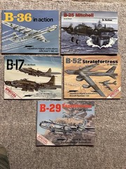 Squadron Signal Lot of 5 Books WWII Military Planes In Action