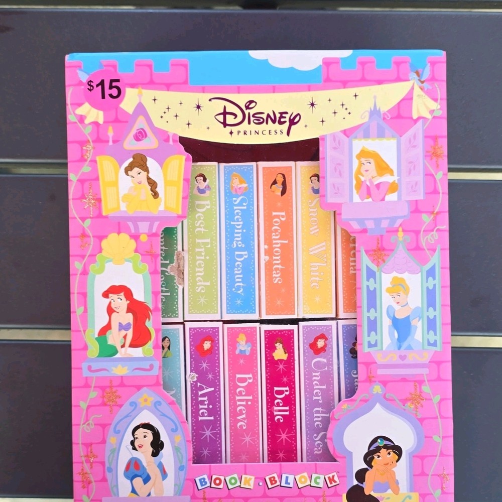Disney Disney Princess 12 Illustrated Board Books Set Ages 2-8 (2010)