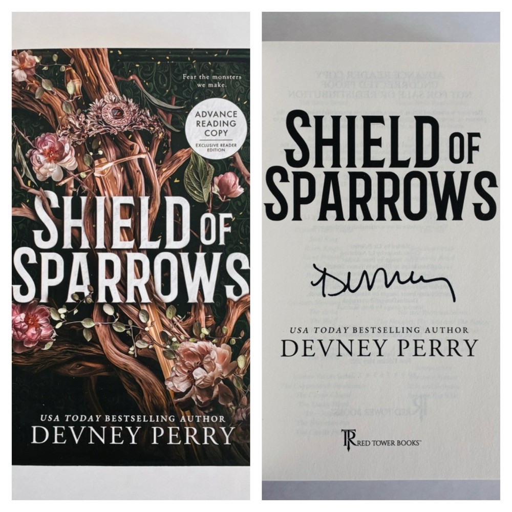 Shield of Sparrows by Devney Perry ARC Uncorrected Proof HAND SIGNED✍️