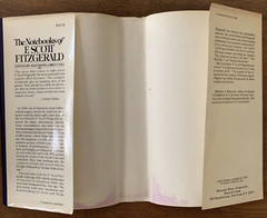 The Notebooks of F. Scott Fitzgerald – Matthew Bruccoli 1st Edition HCDJ