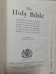 Holy Bible Concordance Red Letter India Paper Morocco Leather London Undated