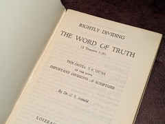 Rightly Dividing the Word of Truth – Stapled Softcover by C I Scofield