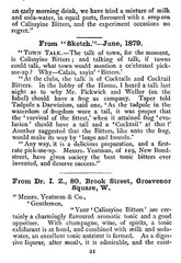 Drinks And How To Make Them „1880” 32 Pages