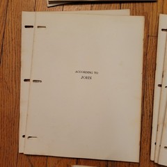 American Bible Society New Testament Wide Margin Loose Leaf Pages INCOMPLETE