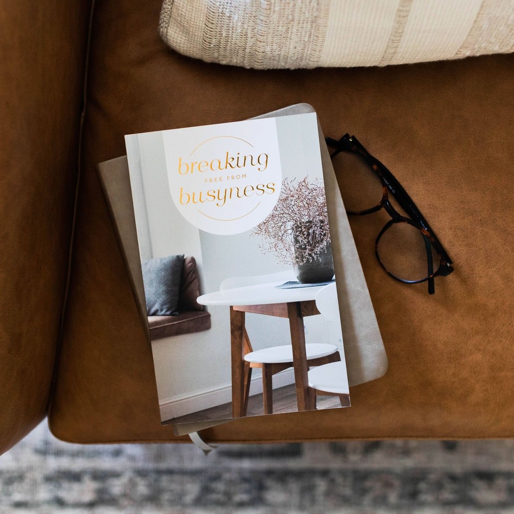 The Daily Grace Co Breaking Free From Busyness Booklet