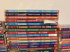 Lot Of 60 Goosebumps Books by RL Stine Mixed Editions And Prints Book Series