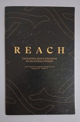 reach: expanding jesus’ kingdom by reaching others 36 page chapbook good cond.