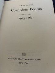 Complete Poems, 1913-1962 by E. E. Cummings (1972, Hardcover)