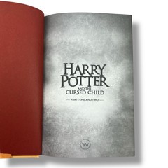 Harry Potter and the Cursed Child 1 & 2 Special Rehearsal Edition Script Book