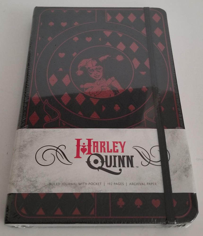 Harley Quinn Hardcover Ruled Pocket Journal, 192 Pages, New and Sealed