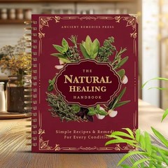 Plant Theme Eating Recipe Human Health Guide Book Spiral Binding Natural Book