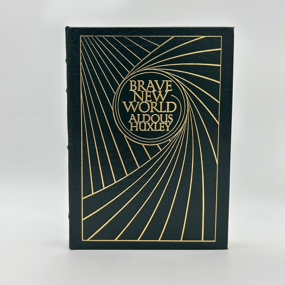 Brave New World Aldous Huxley 1978 Collector’s Edition Leather Bound Easton