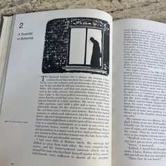 Vintage 1968 Casebook of Sherlock Holmes By A. Conan Doyle (Illustrated, HC)