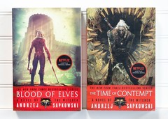 Andrzej Sapkowski THE WITCHER Series Lot of 5 (#1-5) Set Trade Paperback Books