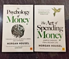 2 book set The Art of Spending Money & Psychology of Money Free Ship USA ITEM
