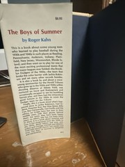 Roger Kahn SIGNED „The Boys of Summer” 1st printing HC 1972 NOT Book Club