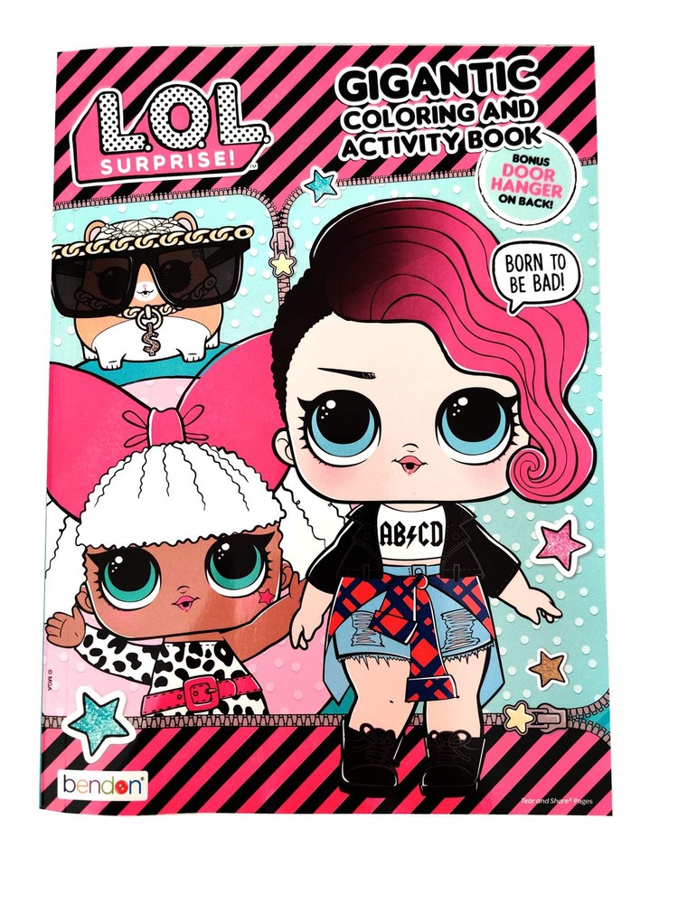 L.O.L. Surprise! Coloring Book Gigantic Size Fun – Bendon Inc – Very Good – …