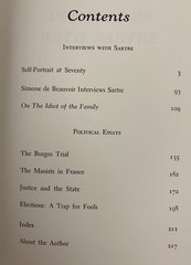 3 hardcover 1st editions by Jean Paul Satre SITUATIONS, COMMUNIST & PEACE, LIFE