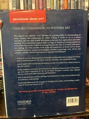 Oxford Companion to Western Art by Hugh Brigstocke (2001, Hardcover)