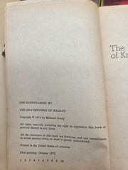 Vintage The Expendables Series Lot of 3 Books by Richard Avery 1975!