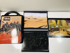 Star Wars – the Rise of Skywalker Book and Magnetic Playset Ages 3+ Pre Owned