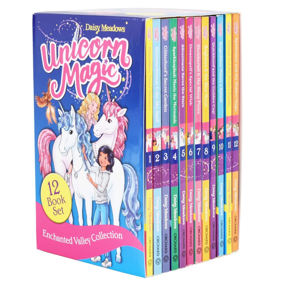 Unicorn Magic Enchanted Valley 12 Books By Daisy Meadows – Ages 5-7 – Paperback