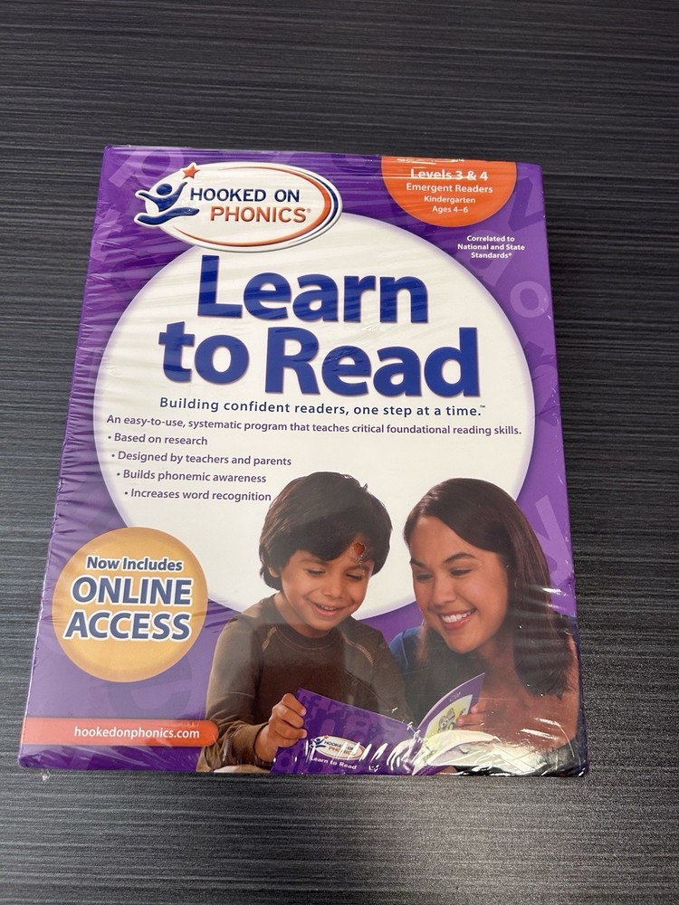 Hooked on Phonics Learn to Read – Levels 3&4 Complete : Emergent Readers…