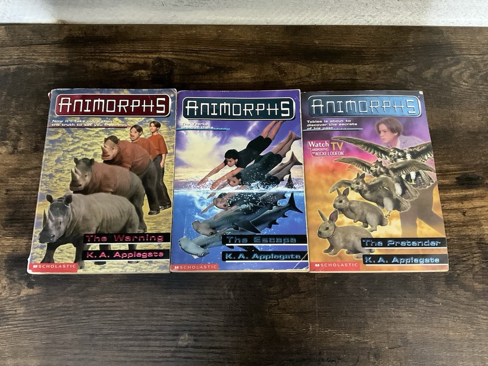 Animorphs Vintage lot of 3 by K.A. Applegate 1st Scholastic Printing