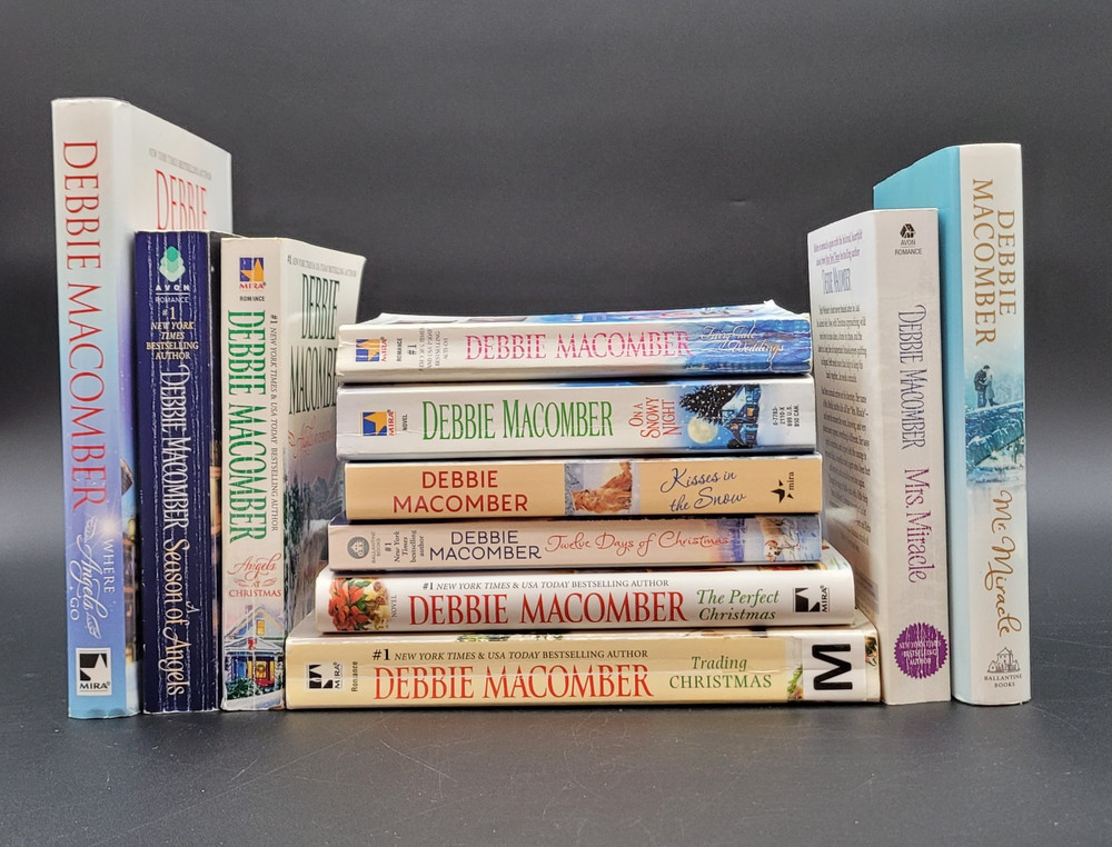Lof of 11 Debbie Macomber Christmas Holiday Books Romance Multiple Titles HC PB