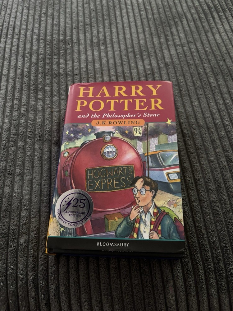 Harry Potter & the Philosopher’s Stone Hardcover UK 25th Anniversary 1st Edition