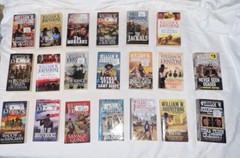 Lot of 20 William W. Johnstone Western Paperback Books Multiple Titles Reading